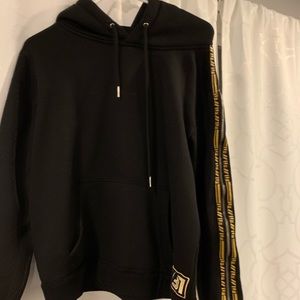 LF zipped sleeve sweatshirt